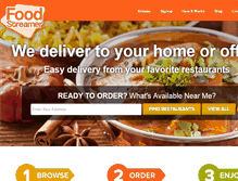 Tablet Screenshot of foodstreamer.com